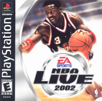 NBA Live 2002 PAL Playstation PAL box art